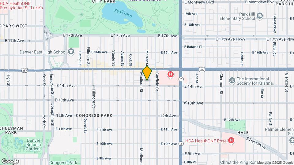 1417 Monroe St Map and Location Details