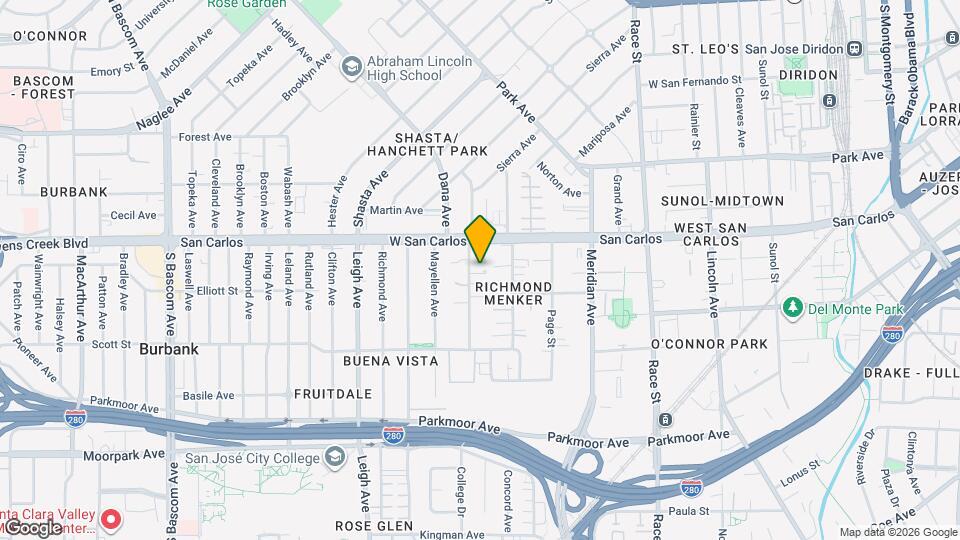 324-342 S Buena Vista Ave Map and Location Details