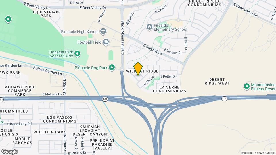 3706 E Potter Dr Map and Location Details