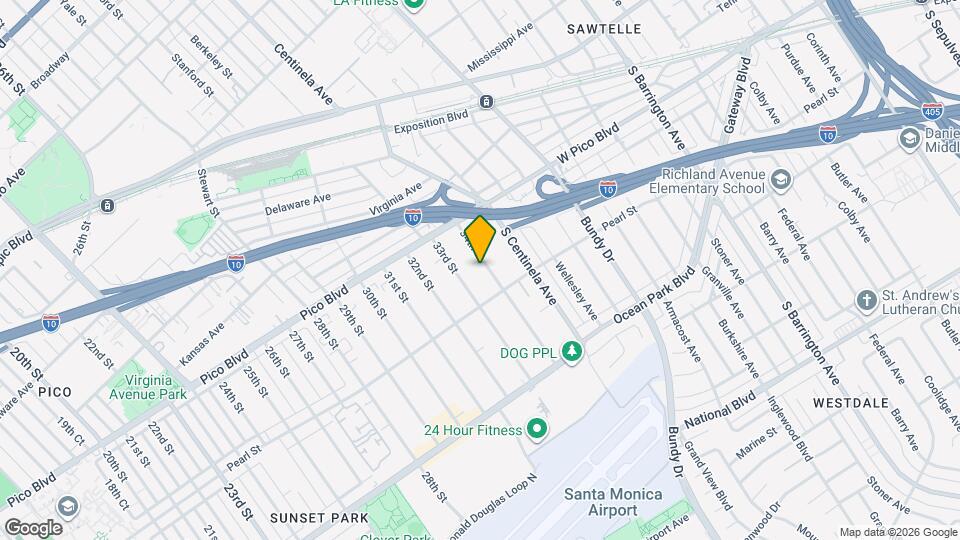 2420-2422 34th St Map and Location Details