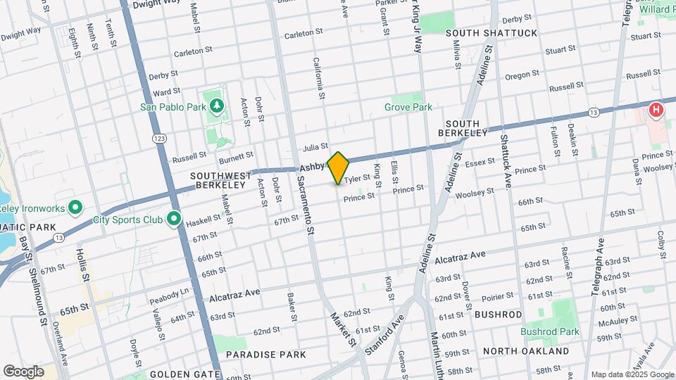 3021 California St Map and Location Details