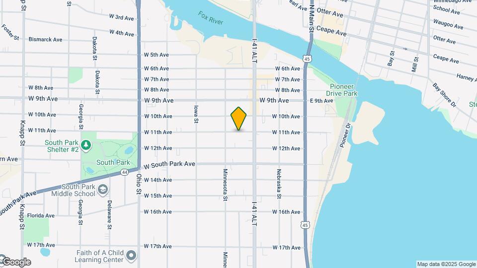 233 W 11th Ave Map and Location Details