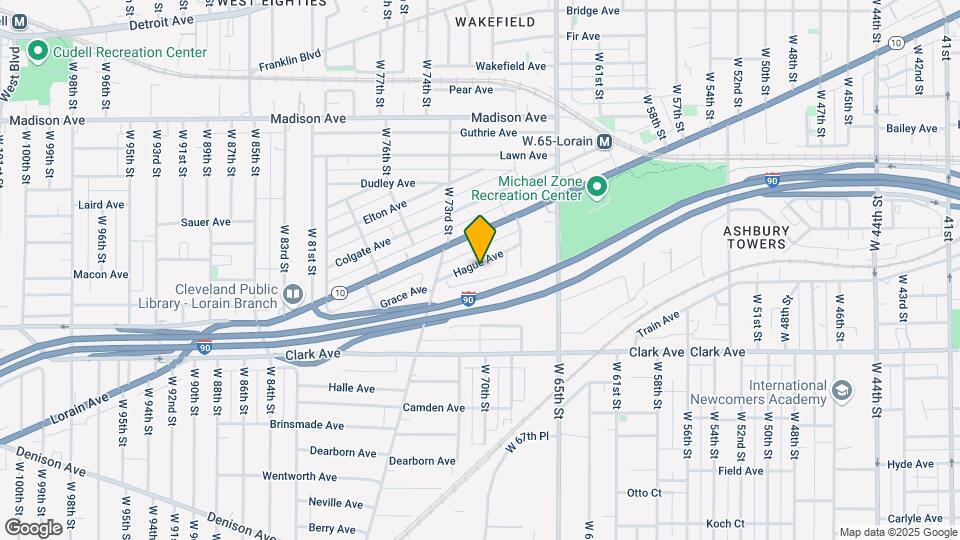 7001 Hague Ave Map and Location Details