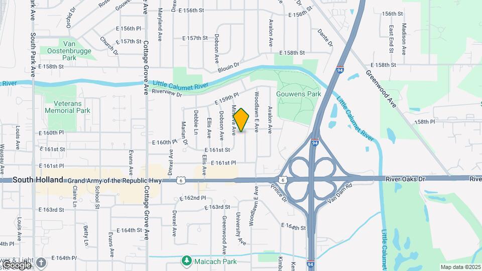 16030 University Ave Map and Location Details