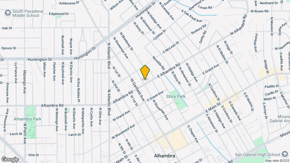 101 E Alhambra Rd Map and Location Details