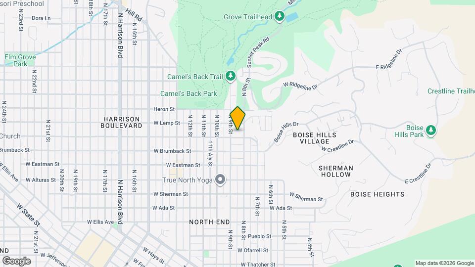 830 W Ridenbaugh St Map and Location Details