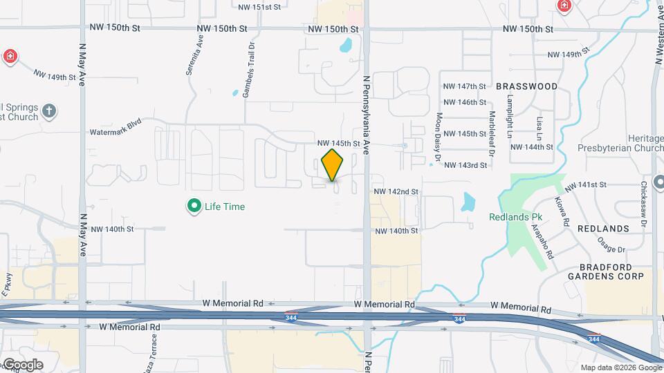 14321 N Pennsylvania Ave Map and Location Details