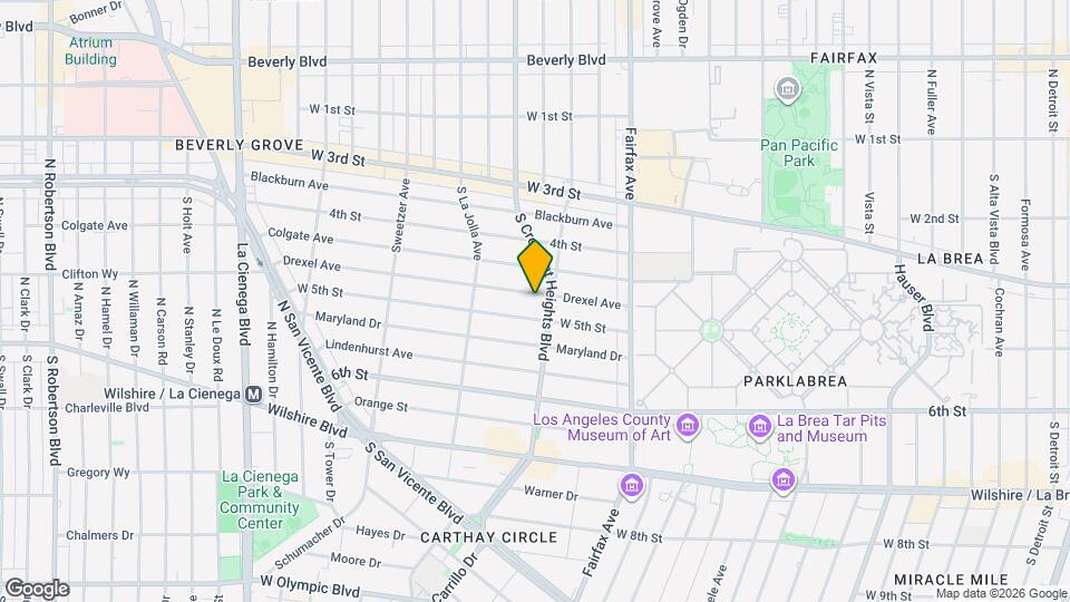 6316 Drexel Ave Map and Location Details