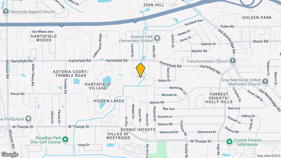 2291 Hartsfield Way Map and Location Details