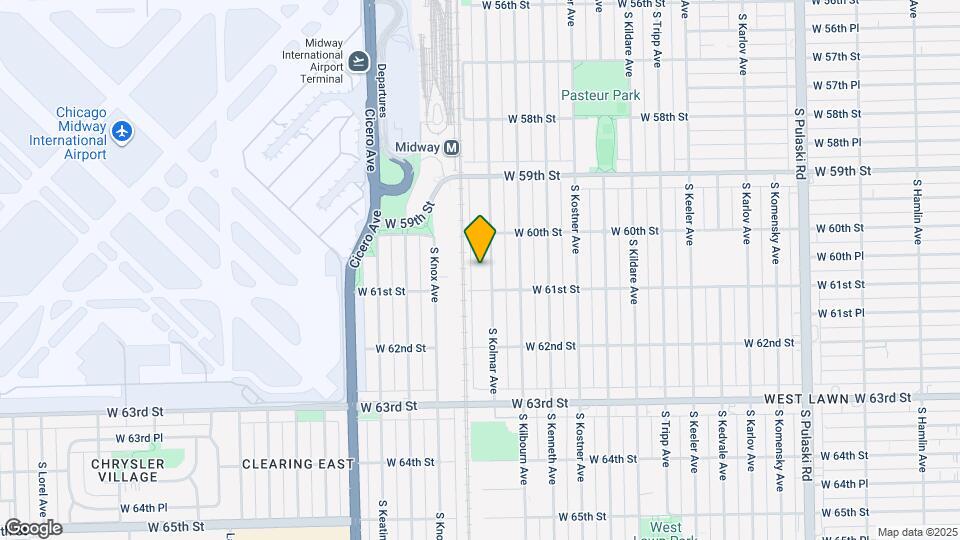 6040 S Kolmar Ave Map and Location Details