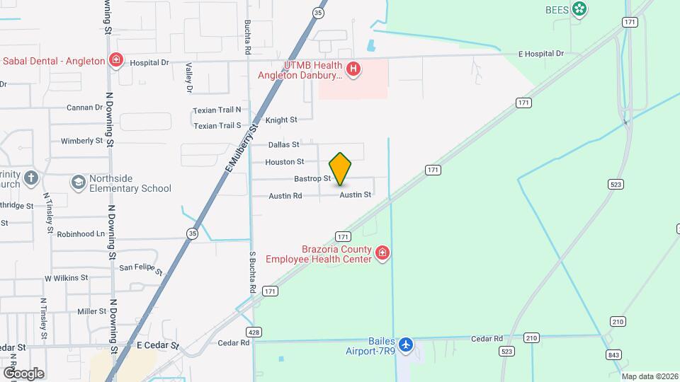 221 Austin St Map and Location Details