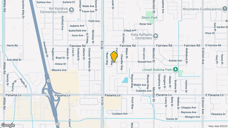 6004 Webb Way Map and Location Details