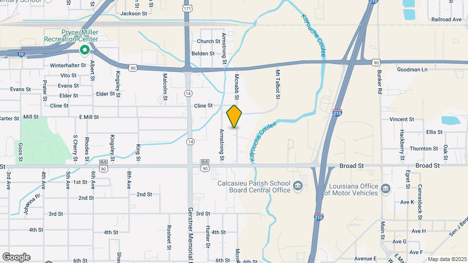 610 Mcnabb St Map and Location Details