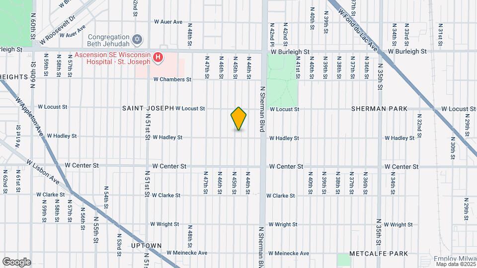 2808 N 45th St Map and Location Details