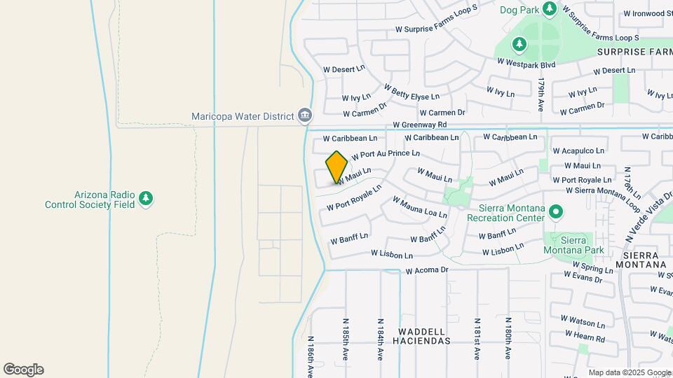 18449 W Maui Ln Map and Location Details