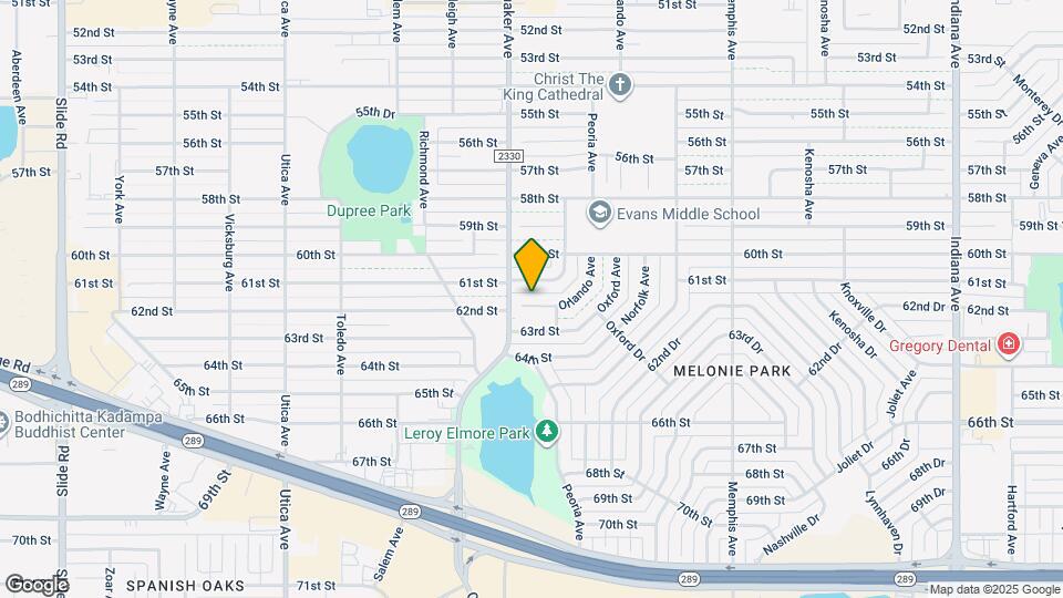 4310 62nd St Map and Location Details