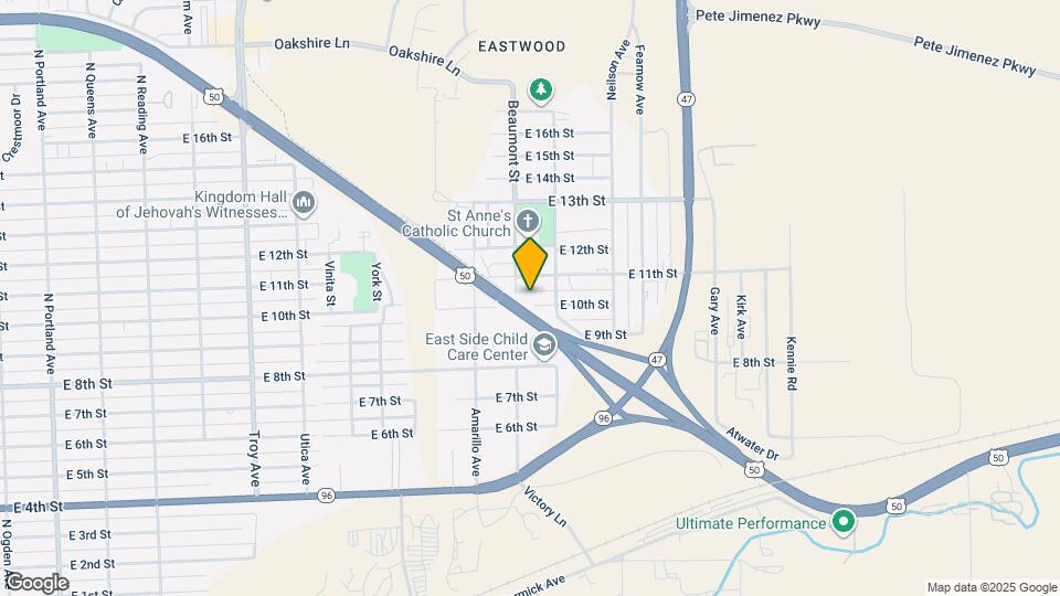 2705 E 10th St Mapa y Detalles de la Ubicación