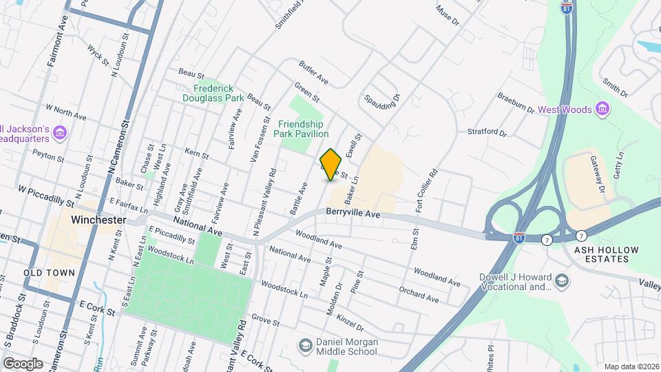 532 Dunlap St Map and Location Details