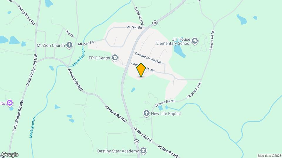 2973 Creekview Ct NE Mapa y Detalles de la Ubicación