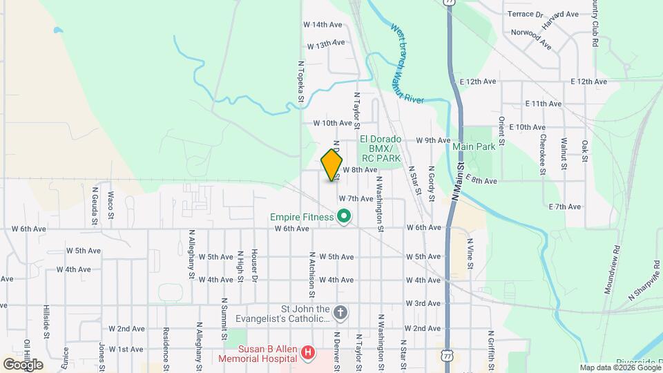 819 N Denver St Map and Location Details