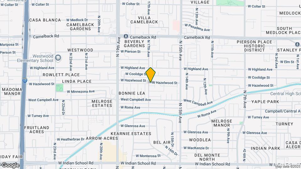 1667 W Hazelwood St Map and Location Details