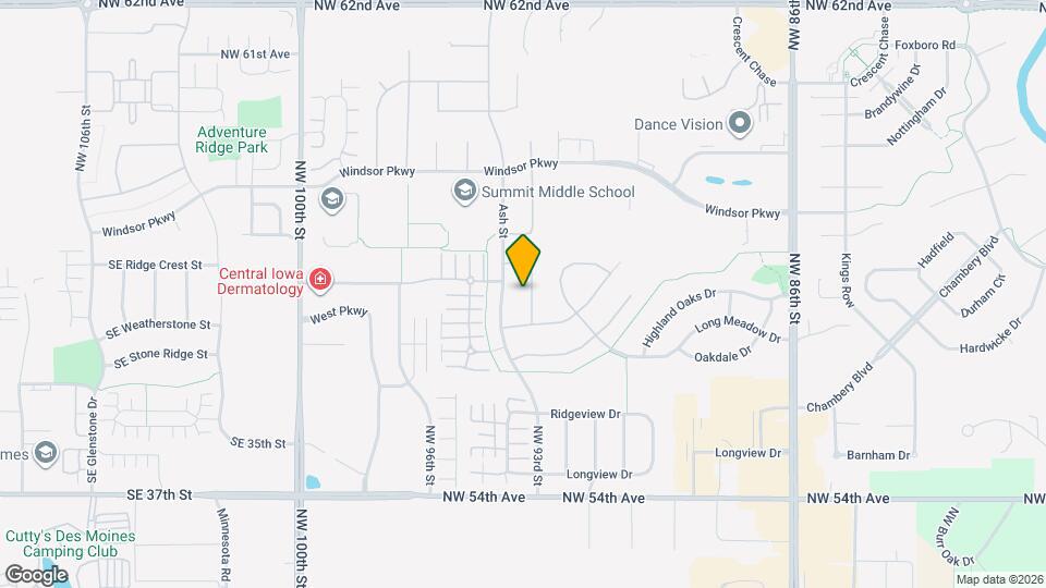 5728 NW 92nd Ct Map and Location Details