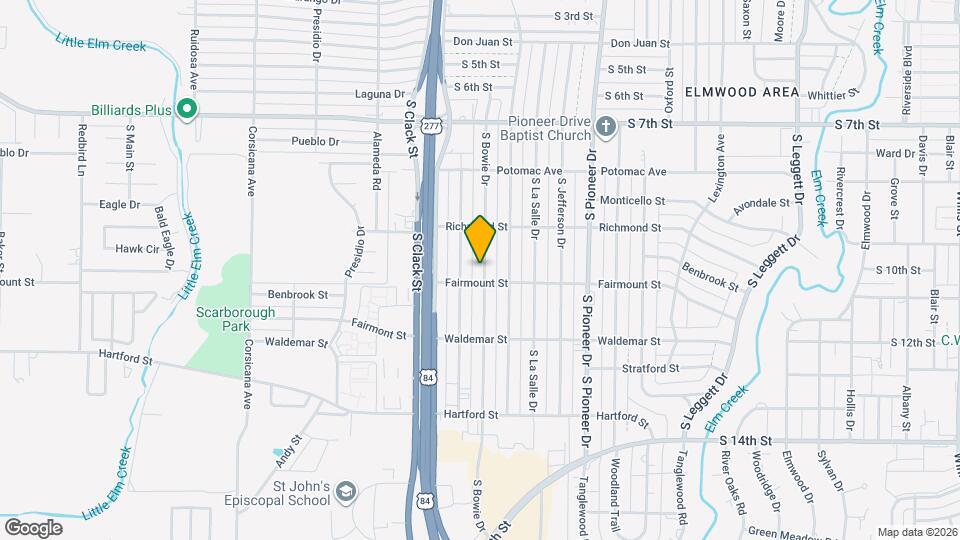 1126 S Bowie Dr Map and Location Details