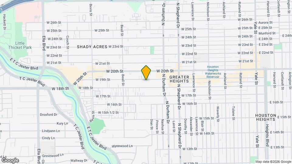 910 W 19th St Map and Location Details