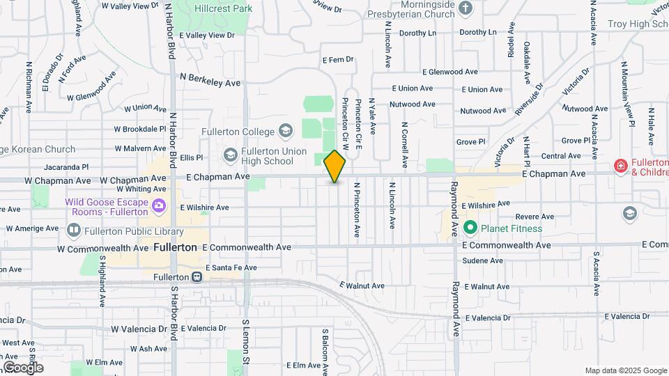 227 N Berkeley Ave Map and Location Details