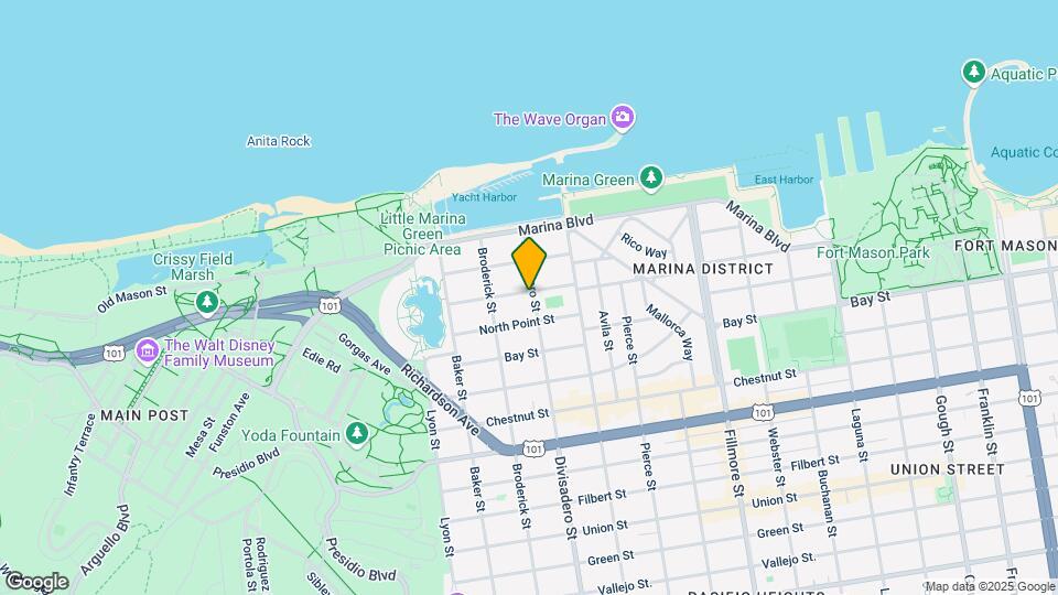 2101 Beach St Mapa y Detalles de la Ubicación