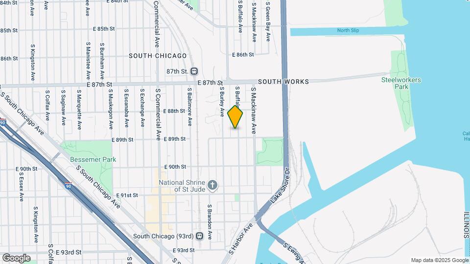 8846 S Buffalo Ave Map and Location Details