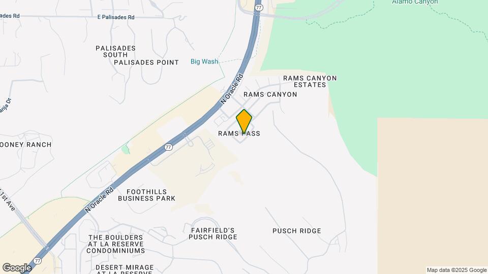 2301 E Ram Rock Rd Map and Location Details