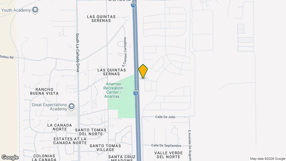 17466 S Paseo Pueblo Lindo Mapa y Detalles de la Ubicación