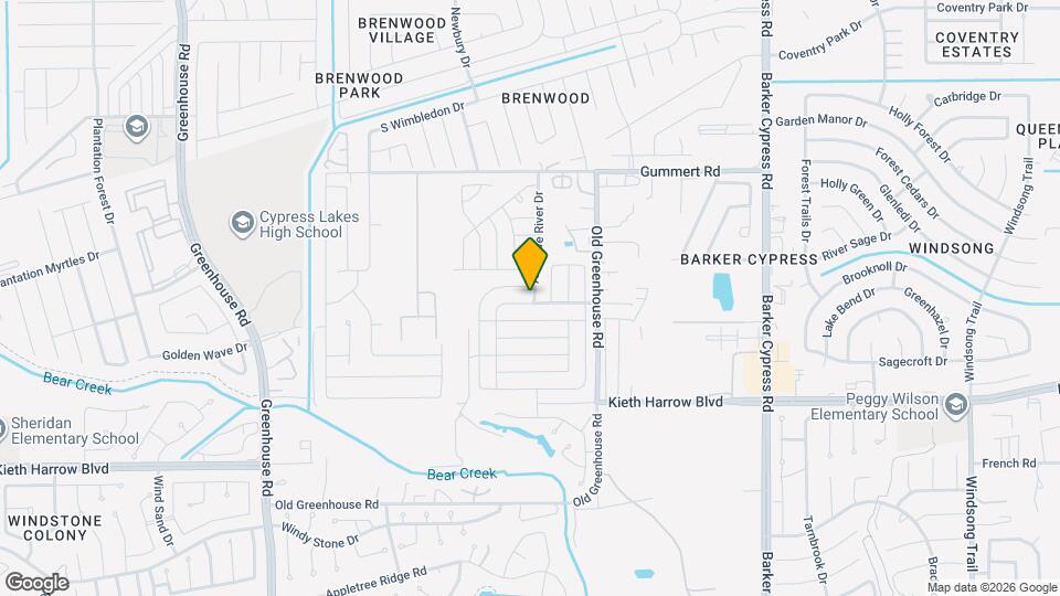 18606 Queesborough Creek Rd Map and Location Details