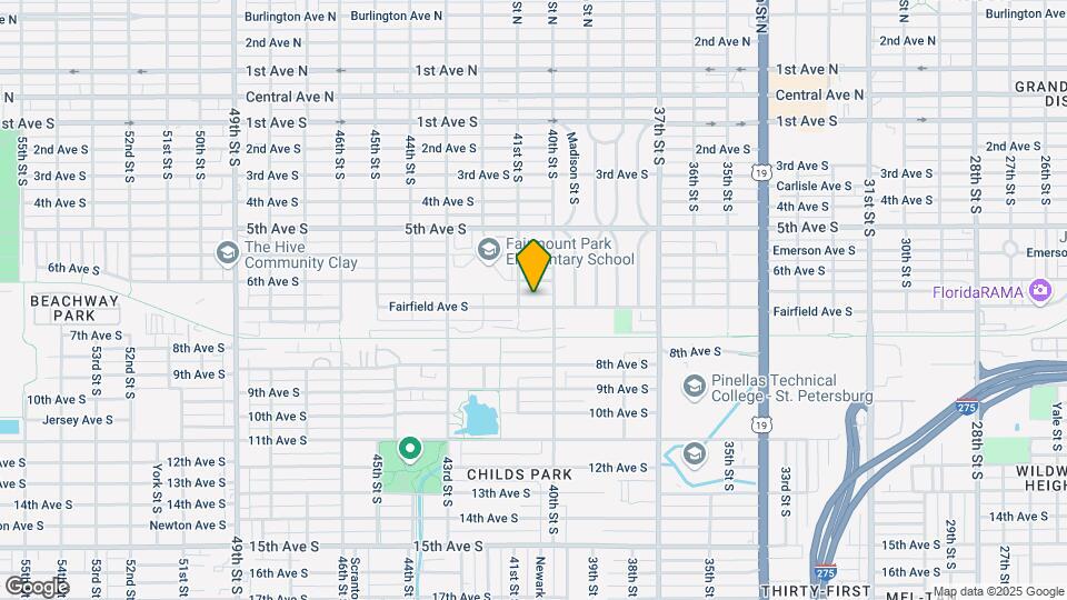 4035 Fairfield Ave S Map and Location Details