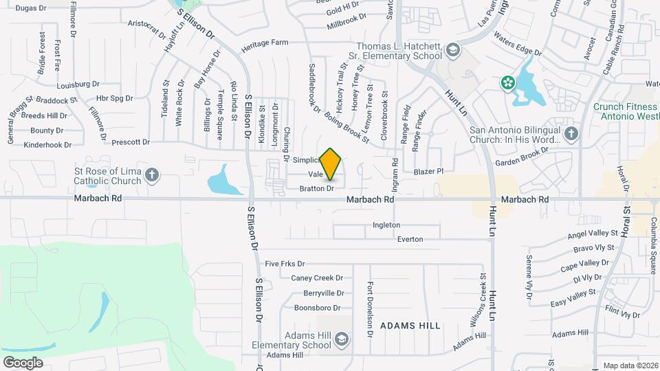 9631 Bratton Dr Map and Location Details