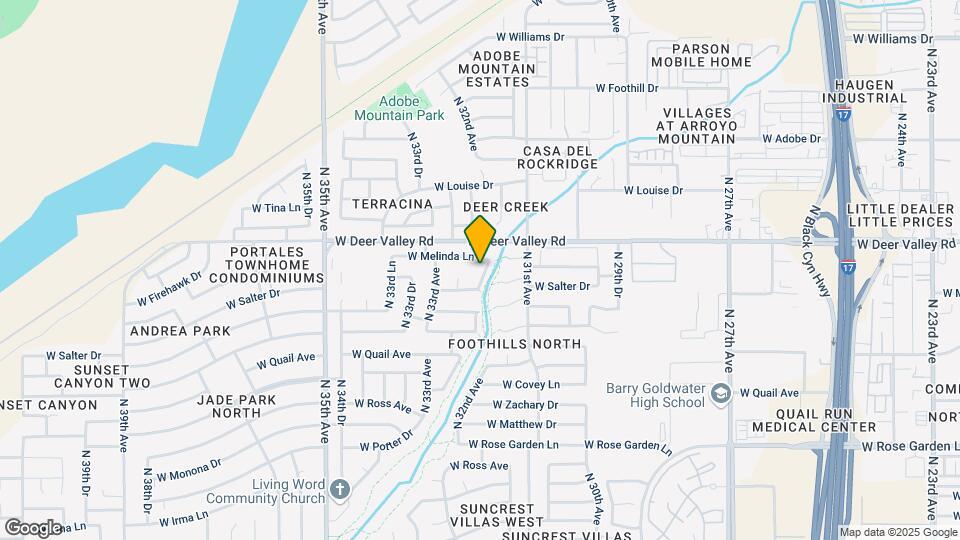 21624 N 32nd Ave Map and Location Details