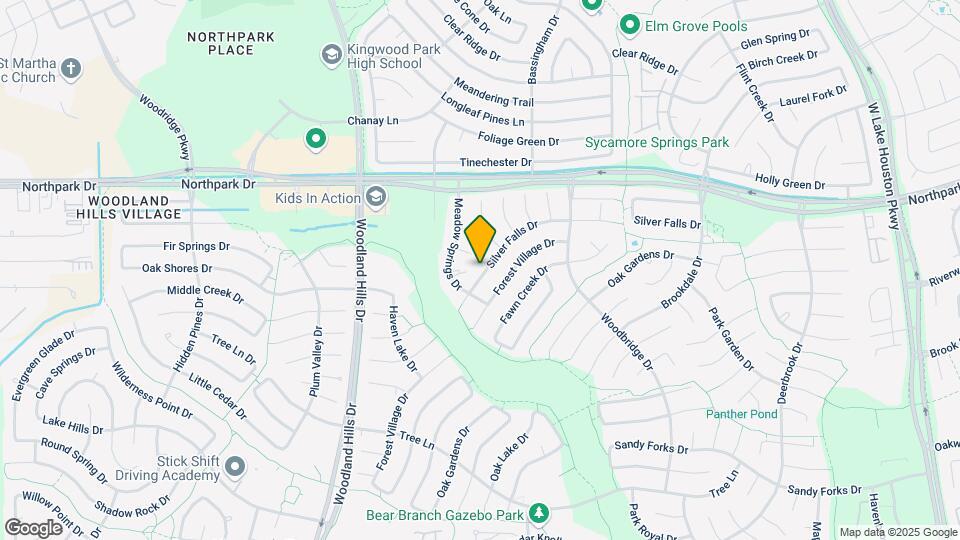 2615 Silver Falls Dr Map and Location Details