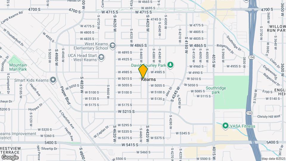 5025 S 4460 W Map and Location Details