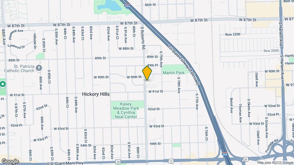 9027 S Roberts Rd Map and Location Details