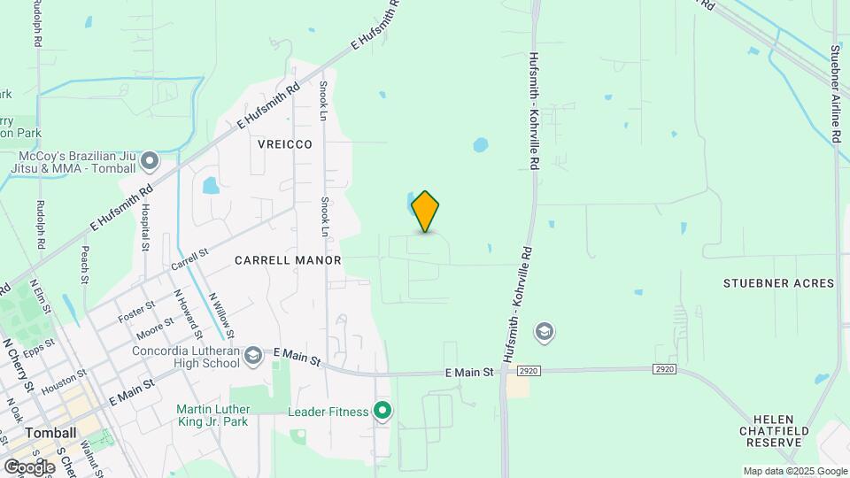 1218 Hidden Oaks Dr Map and Location Details