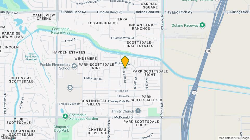 6413 N 85th St Map and Location Details