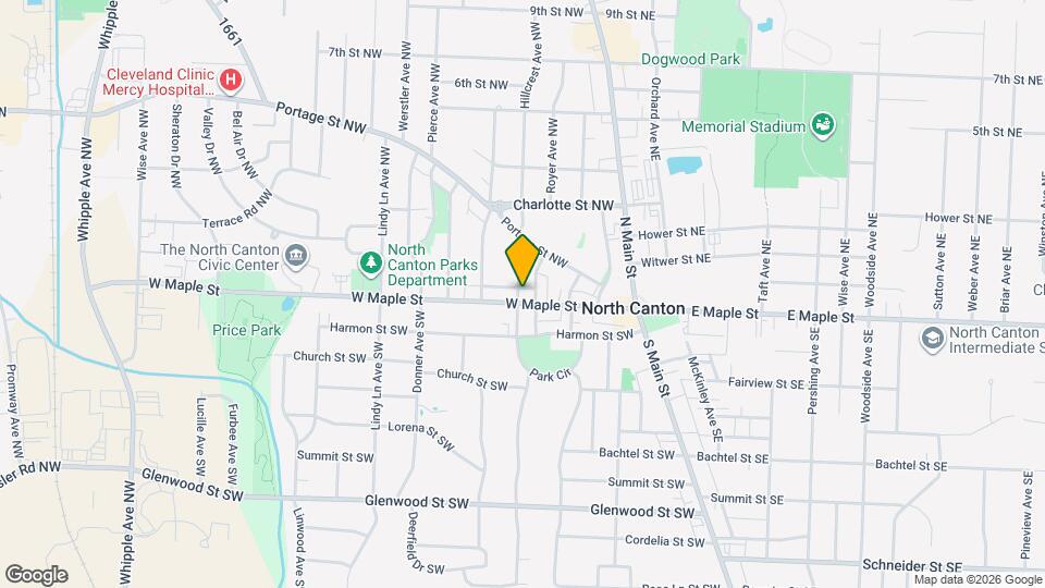 413 W Maple St, Unit 3 Map and Location Details