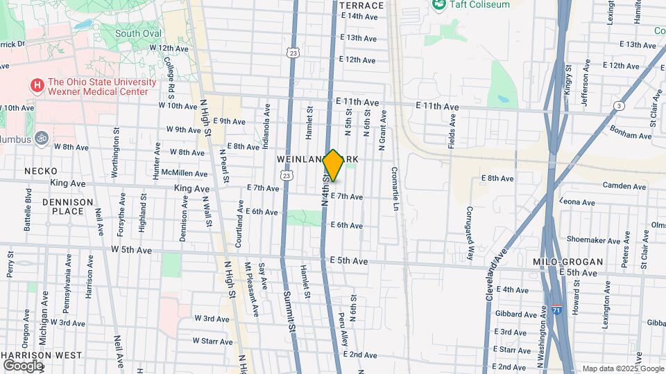 1332 N 4th St Mapa y Detalles de la Ubicación