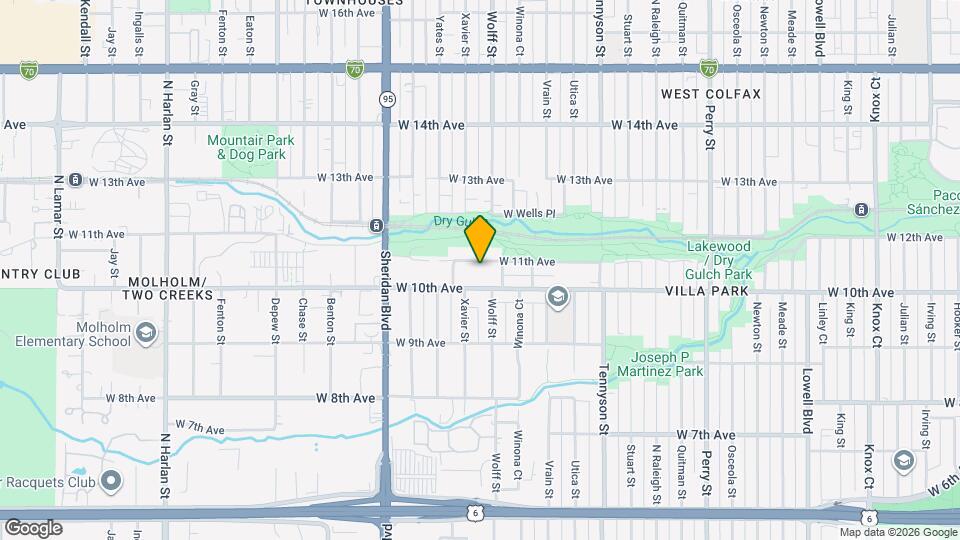 4818 W 11th Ave Map and Location Details