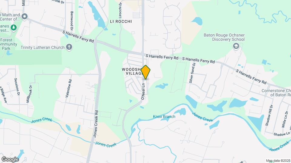 3325 O'Neal Ln, Unit #D Map and Location Details