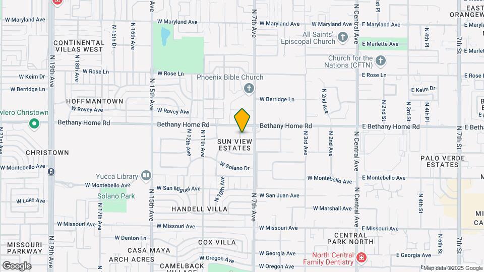 720 W Palo Verde Dr Map and Location Details