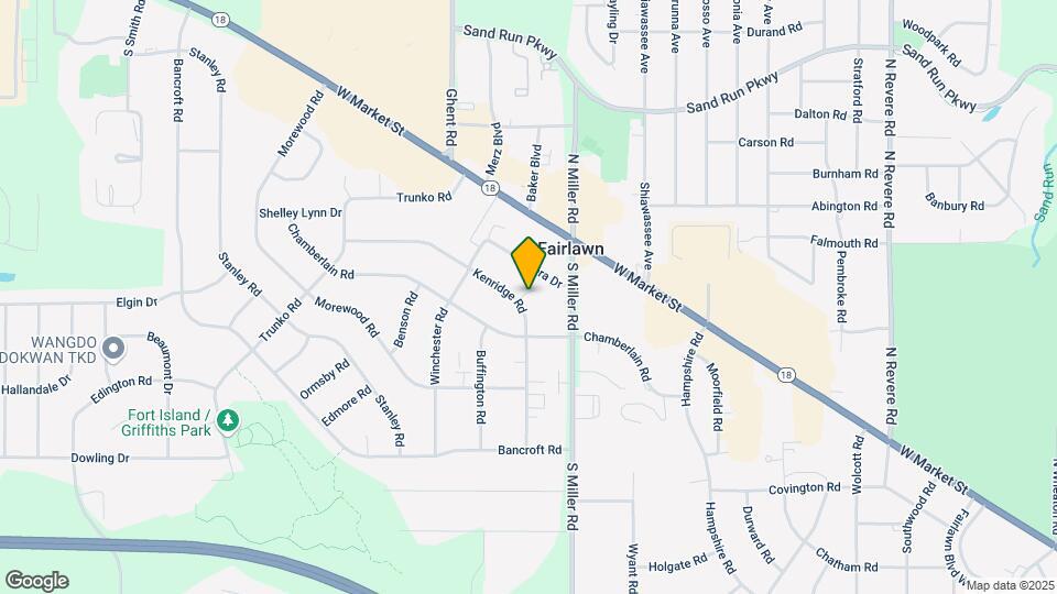 209 Kenridge Rd Map and Location Details