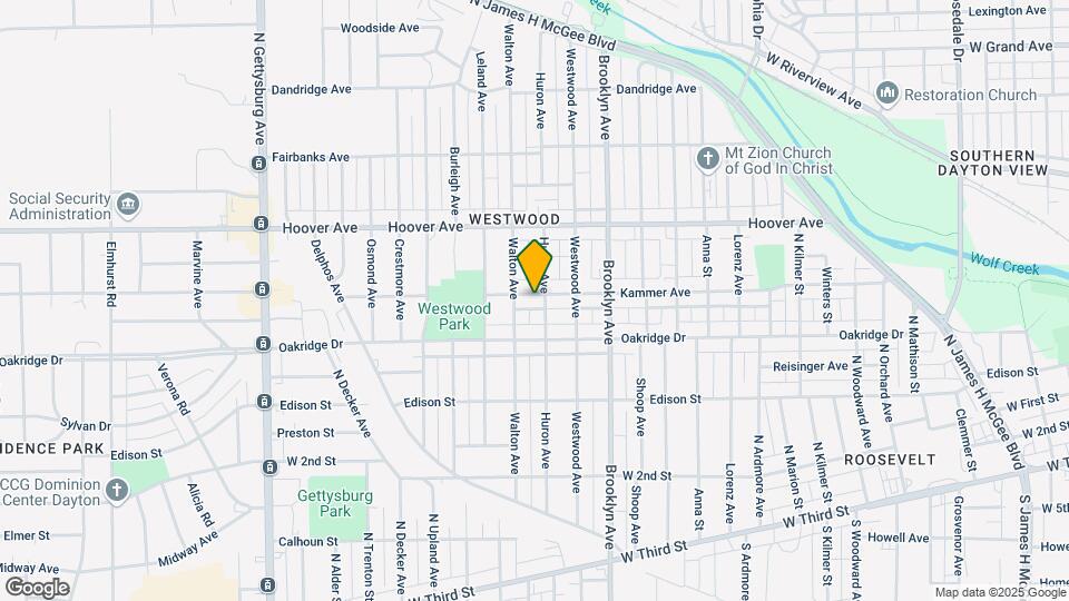 1208 Kammer Ave Map and Location Details