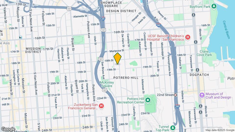 655 Kansas St Map and Location Details